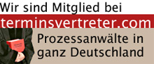 Wir sind Mitglied bei TERMINSVERTRETER.COM - dem Online-Portal